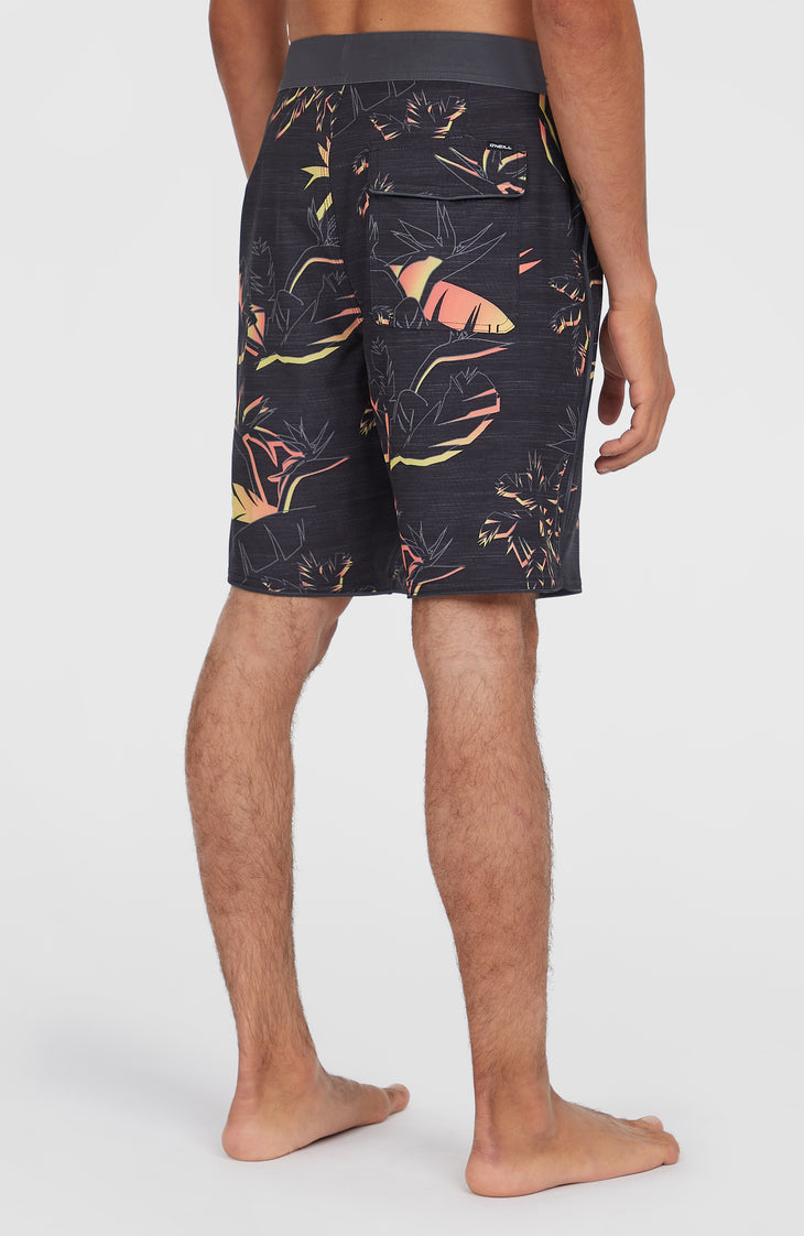 Boardshort Hyperfreak Mysto Scallop 19 | Black Mysto Scallop