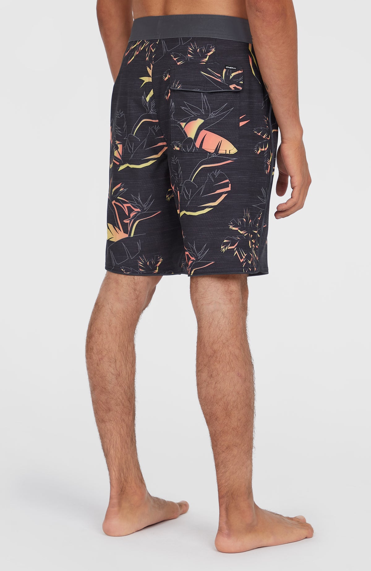 Boardshort Hyperfreak Mysto Scallop 19 | Black Mysto Scallop