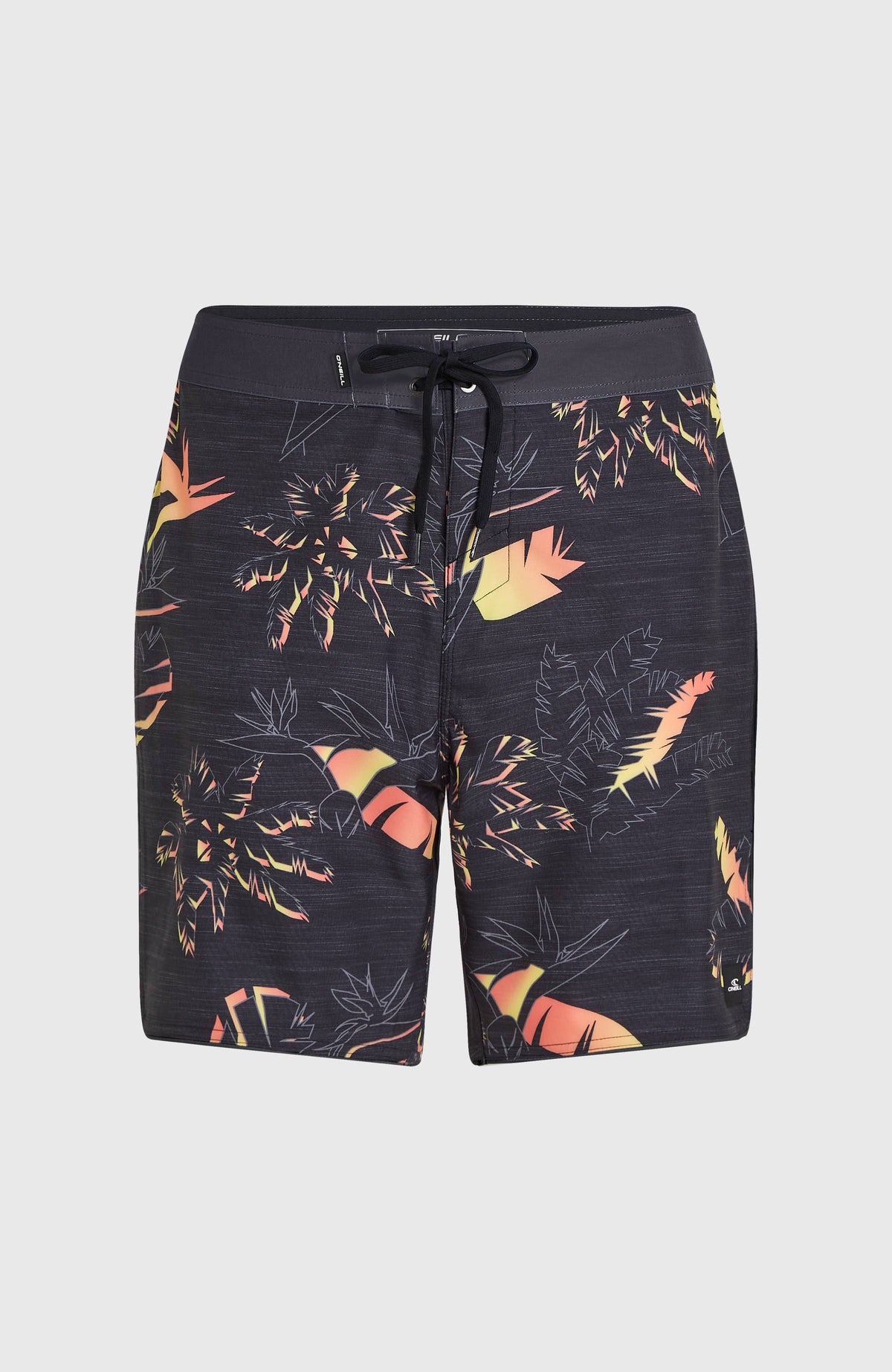 Boardshort Hyperfreak Mysto Scallop 19 | Black Mysto Scallop