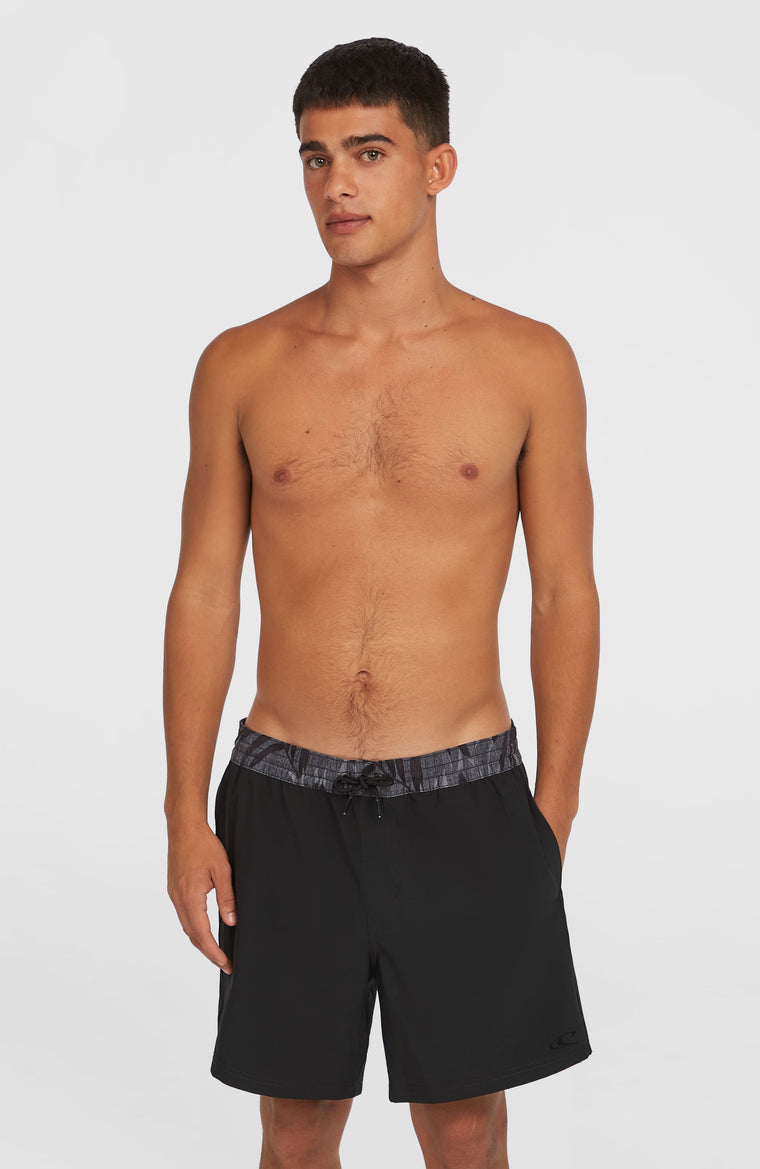 Short de bain Pocket Print 16 | Black Out Short de bain Pocket Print 16 | Black Out