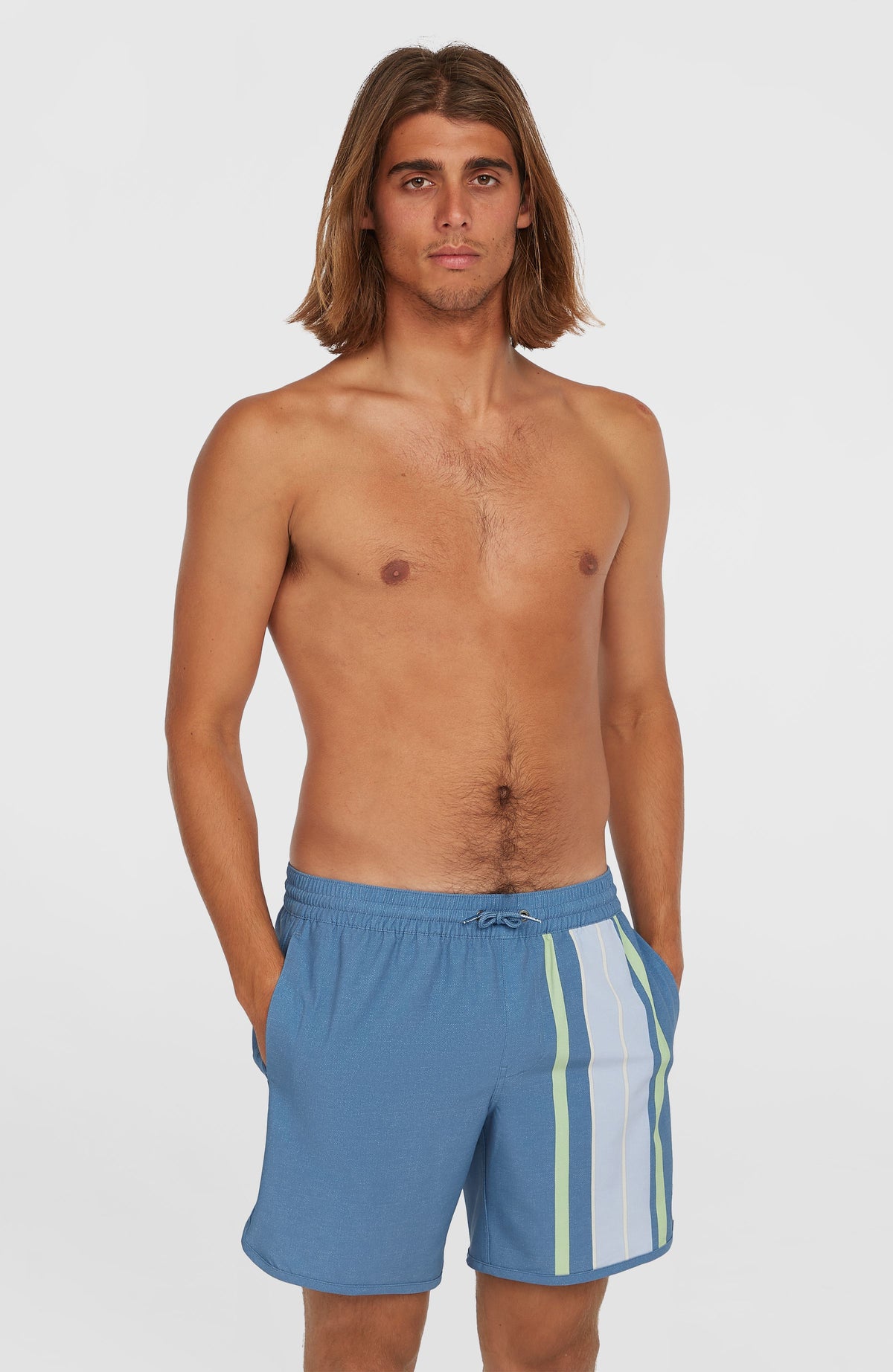 Short de bain O'Riginals Scallop 16 | Blue Originals Longboard Stripe
