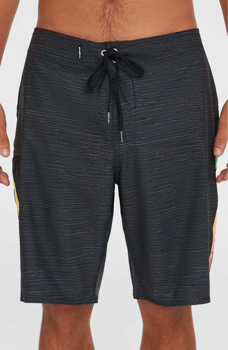 Boardshort Superfreak Mysto 20 | Black Multi Colour Panel