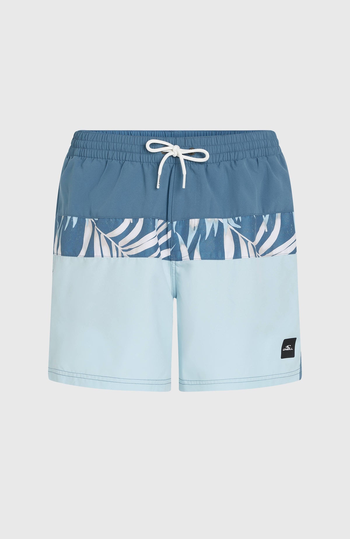 Short de bain Cali Block15'' | Blue Dipped Leaves