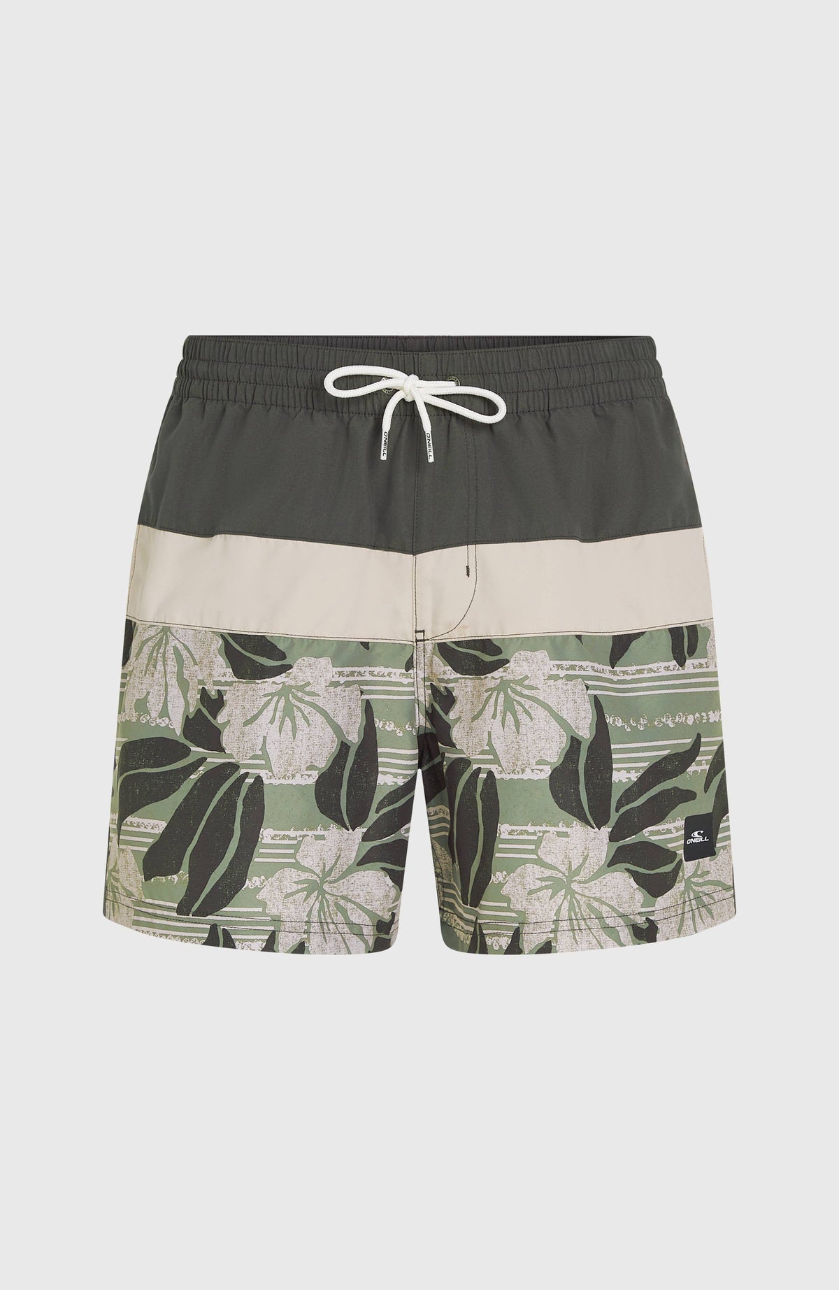 Short de bain Cali Block15'' | Green Dusty Flower