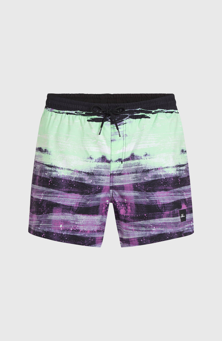 Short de bain Cali Gradient 15'' | Purple Melted Texture