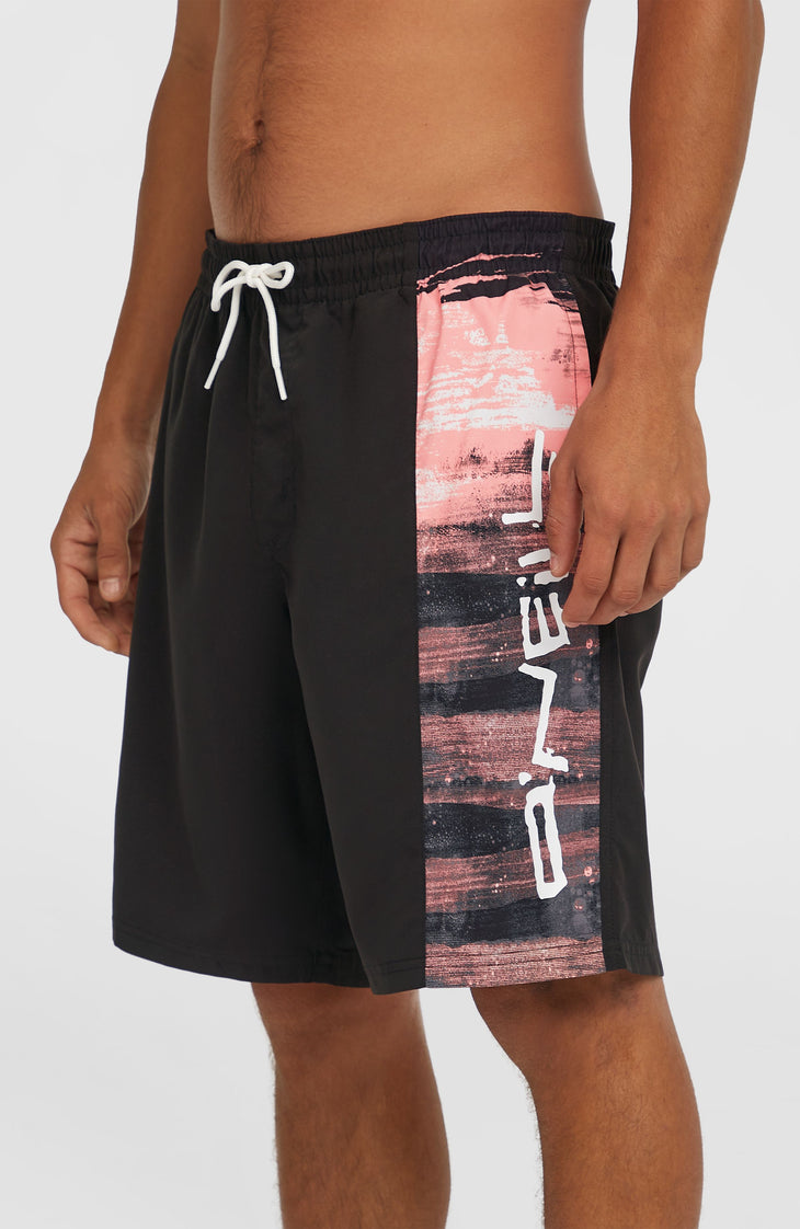 Short de bain Retro 19'' | Coral Melted Texture