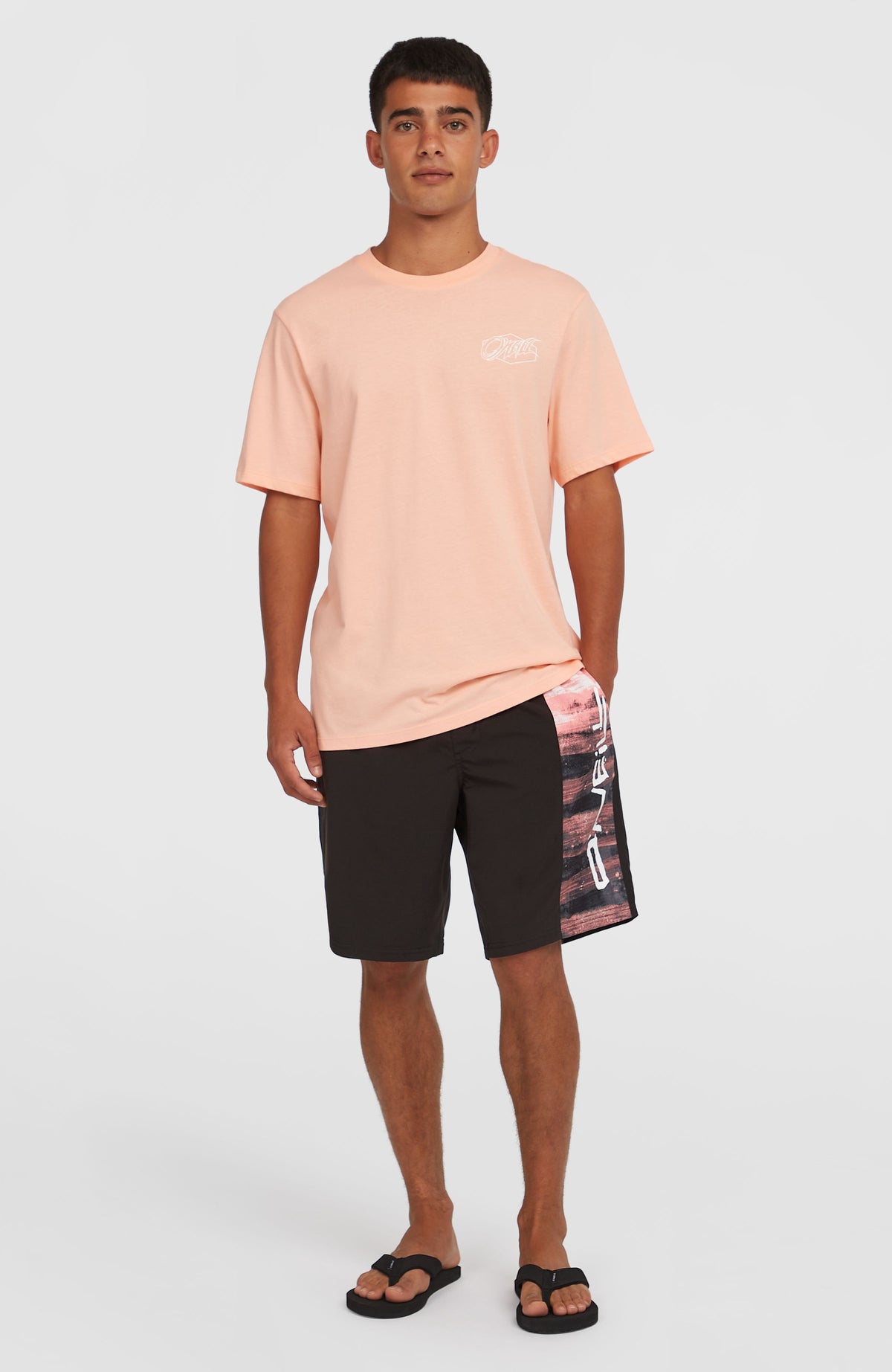Short de bain Retro 19'' | Coral Melted Texture