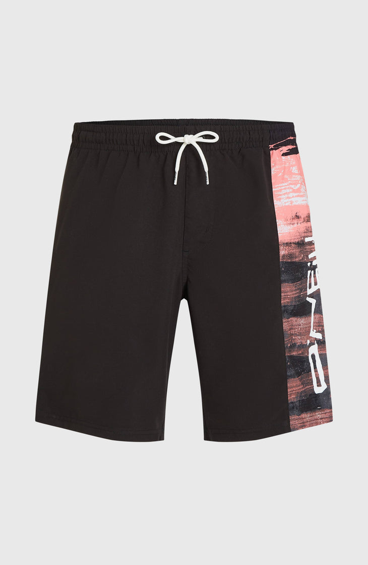 Short de bain Retro 19'' | Coral Melted Texture