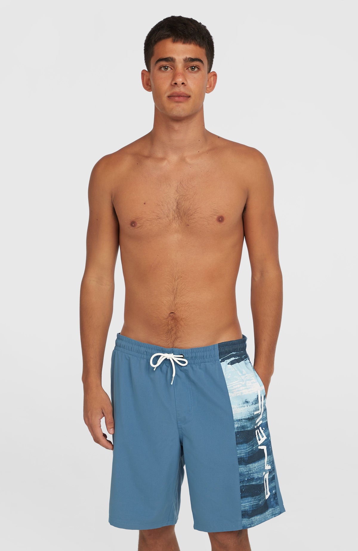 Short de bain Retro 19'' | Blue Melted Texture