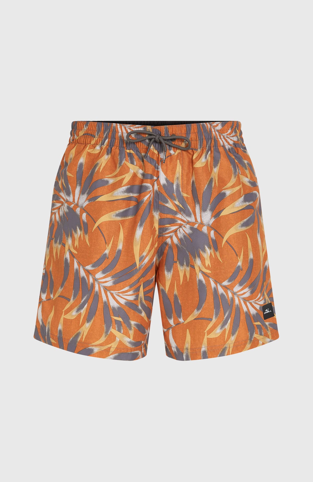 Short de bain Cali Floral 16'' | Orange Dipped Leaves