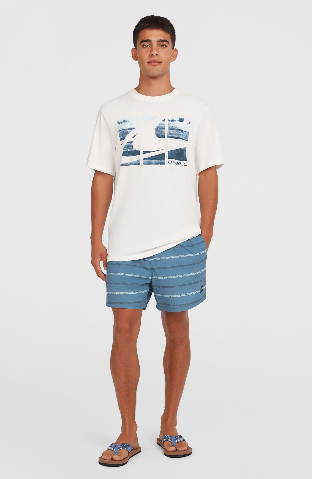 Short de bain Cali First 15'' | Blue O'Neill Stripe
