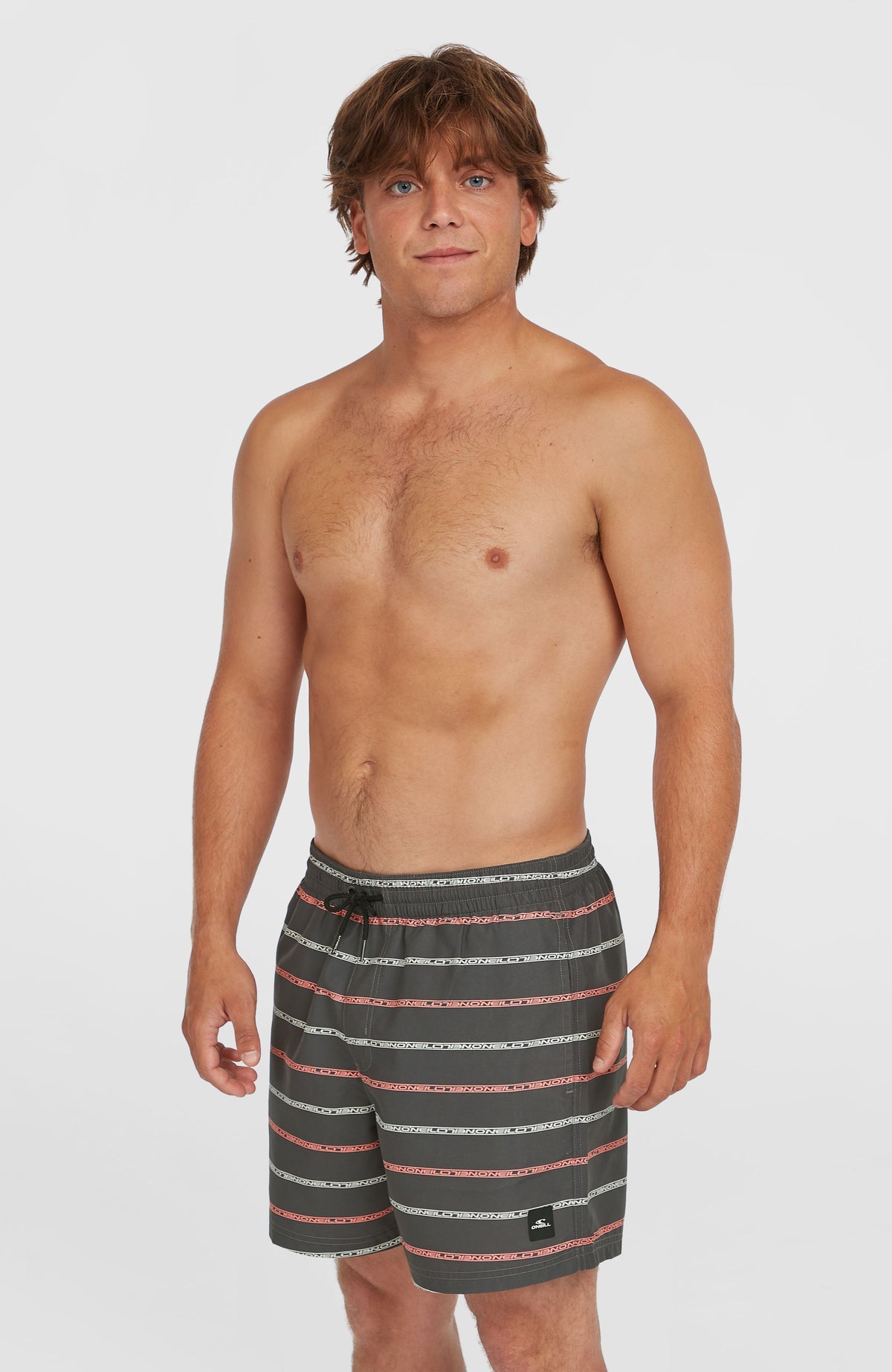 Short de bain Cali First 15'' | Grey O'Neill Stripe