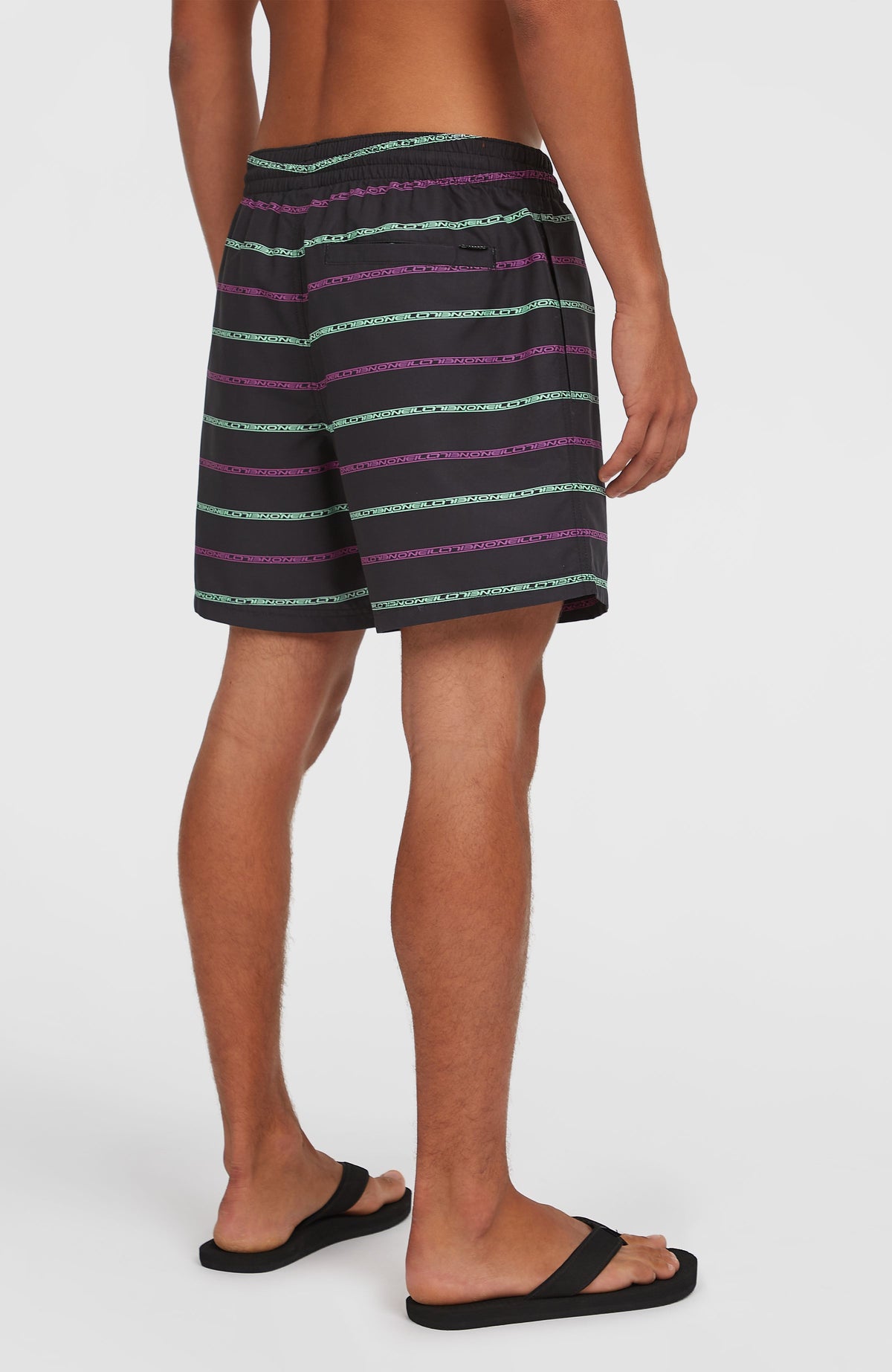 Short de bain Cali First 15'' | Black/Purple O'Neill Stripe