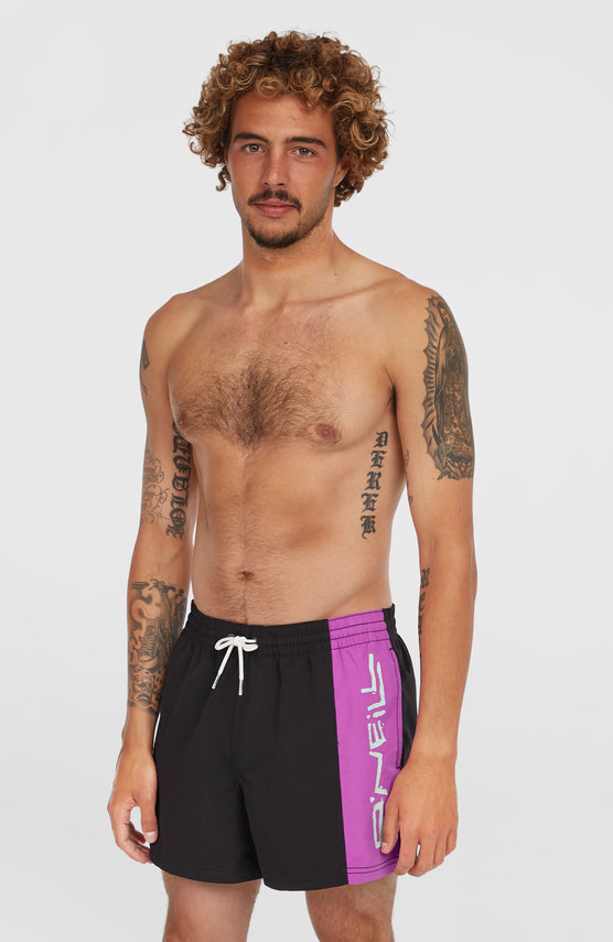 Short de bain Retro 14'' | Digitalis Colour Block