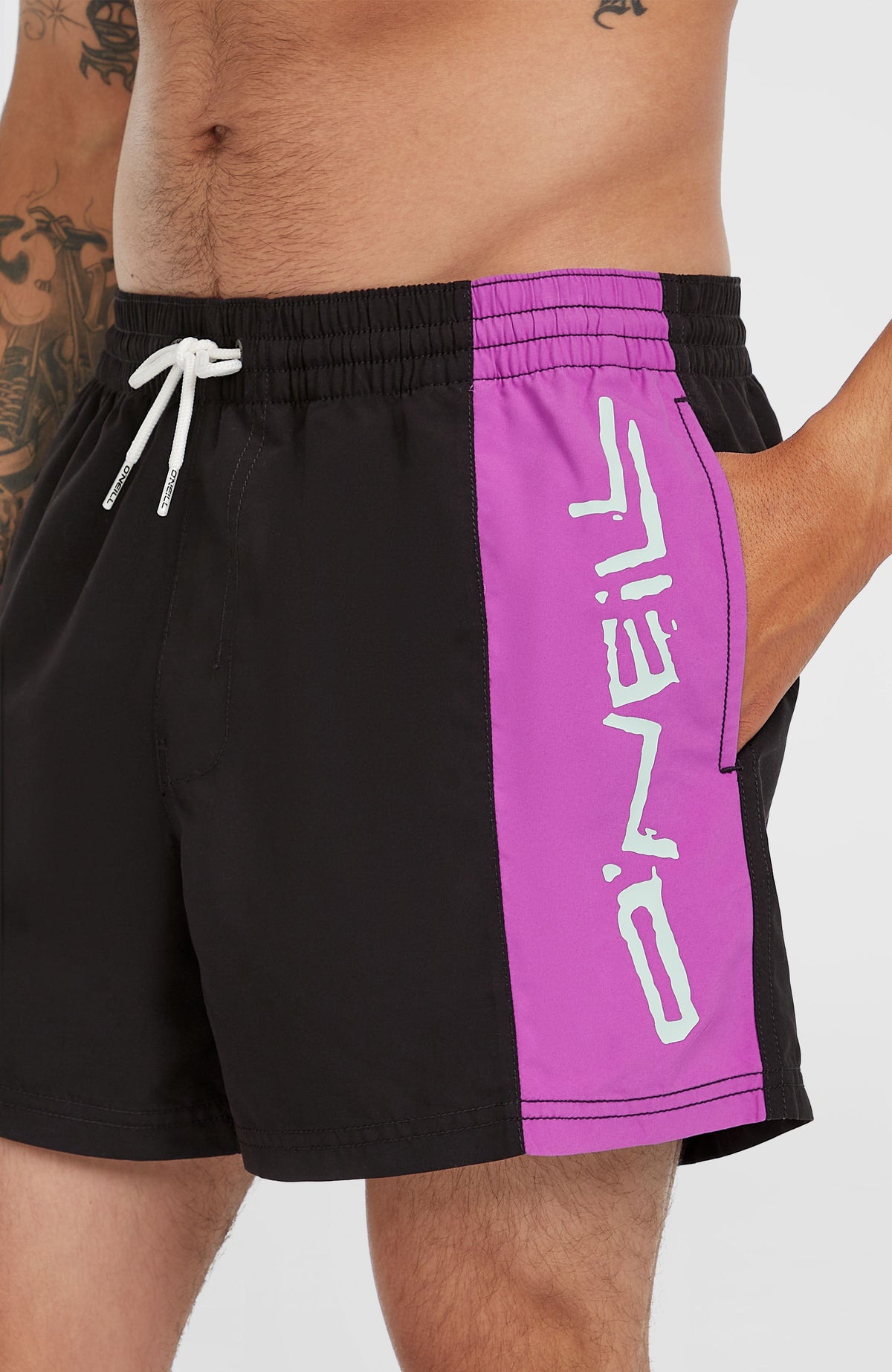 Short de bain Retro 14'' | Digitalis Colour Block