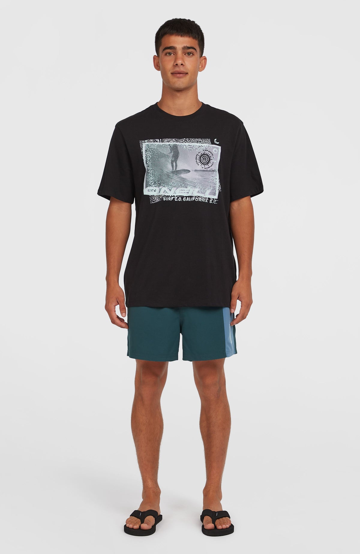 Short de bain Retro 14'' | Alma Steel Colour Block