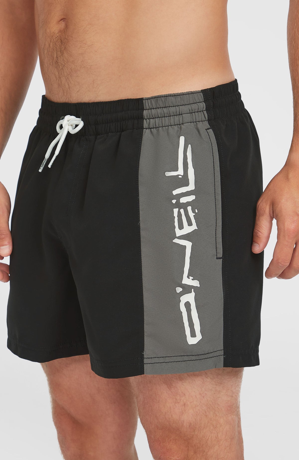 Short de bain Retro 14'' | Black Out Colour Block