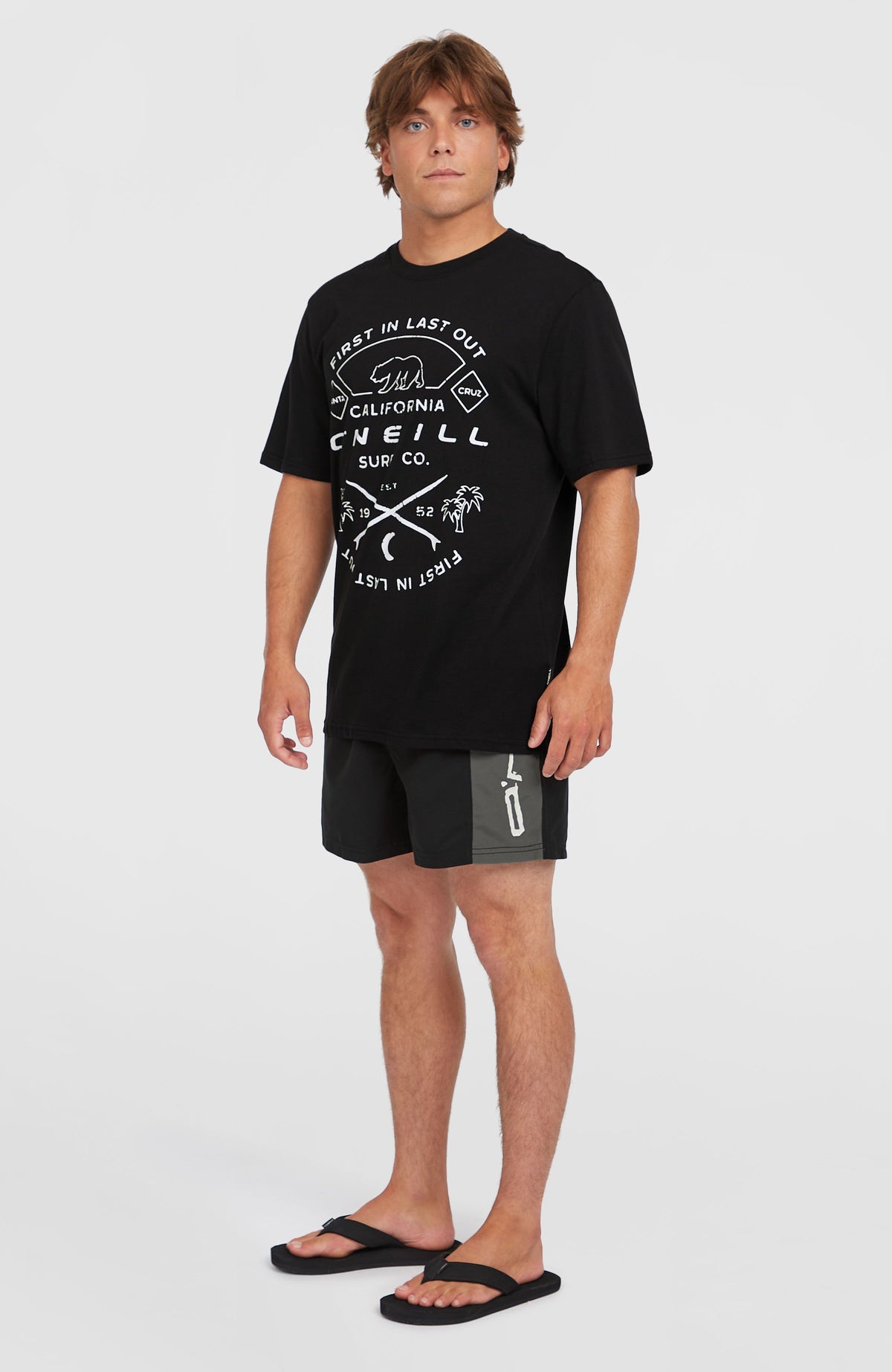 Short de bain Retro 14'' | Black Out Colour Block