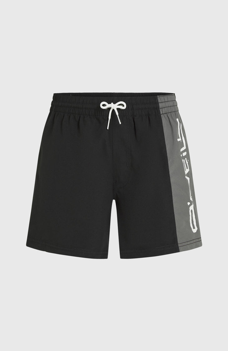 Short de bain Retro 14'' | Black Out Colour Block
