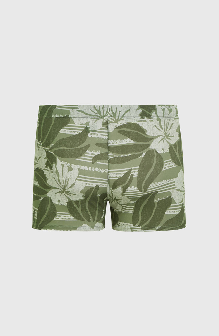 Boxer Essentials Floral | Green Tonal Dusty Flower