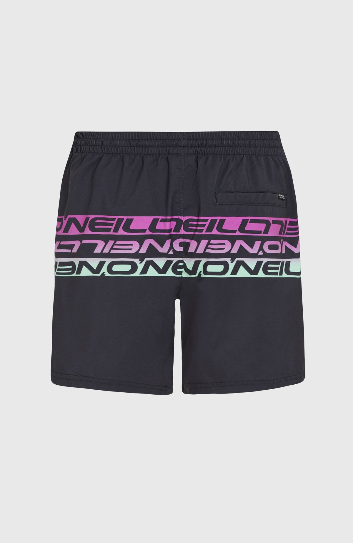 Short de bain Cali Stripe 16 | Black/Purple Upside Down Clean