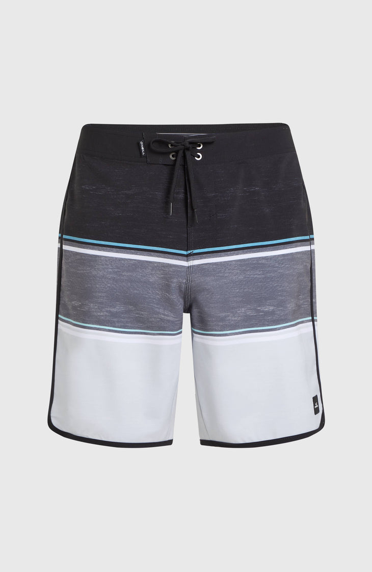 Boardshort Lennox Scallop 19 | Black Out Colour Block
