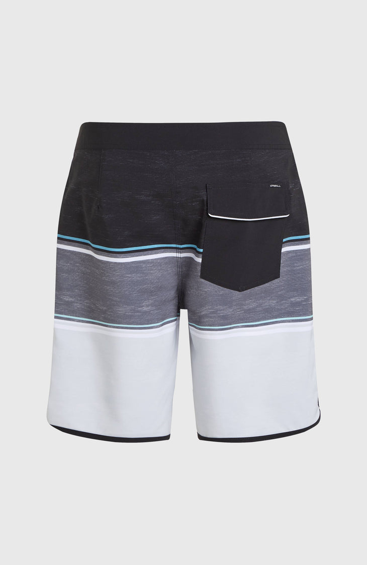 Boardshort Lennox Scallop 19 | Black Out Colour Block