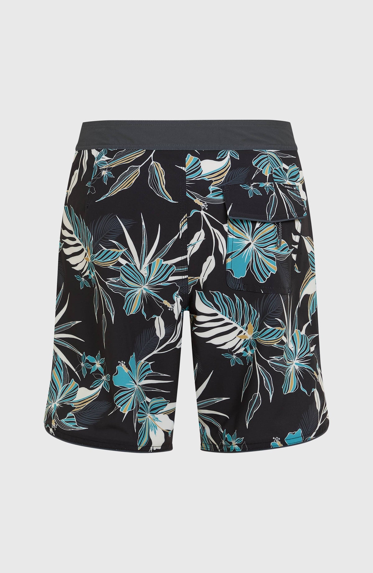 Boardshort Hyperfreak Mysto Scallop 19 | Black Mysto Scallop