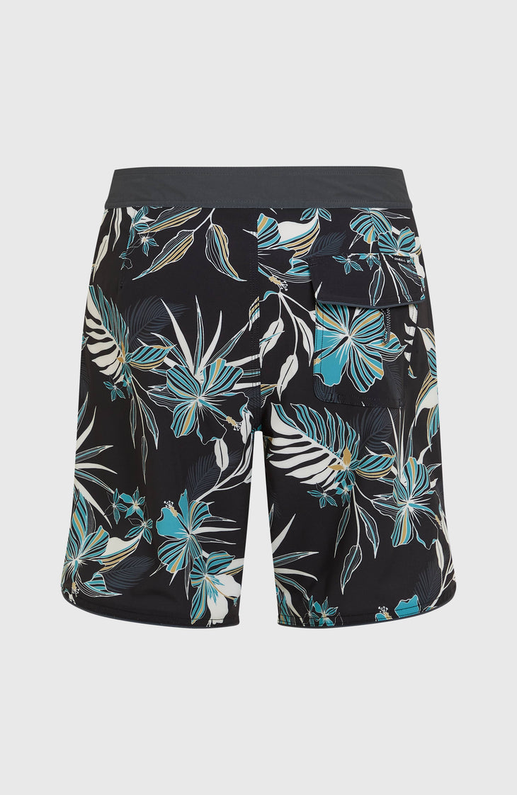 Boardshort Hyperfreak Mysto Scallop 19 | Black Mysto Scallop