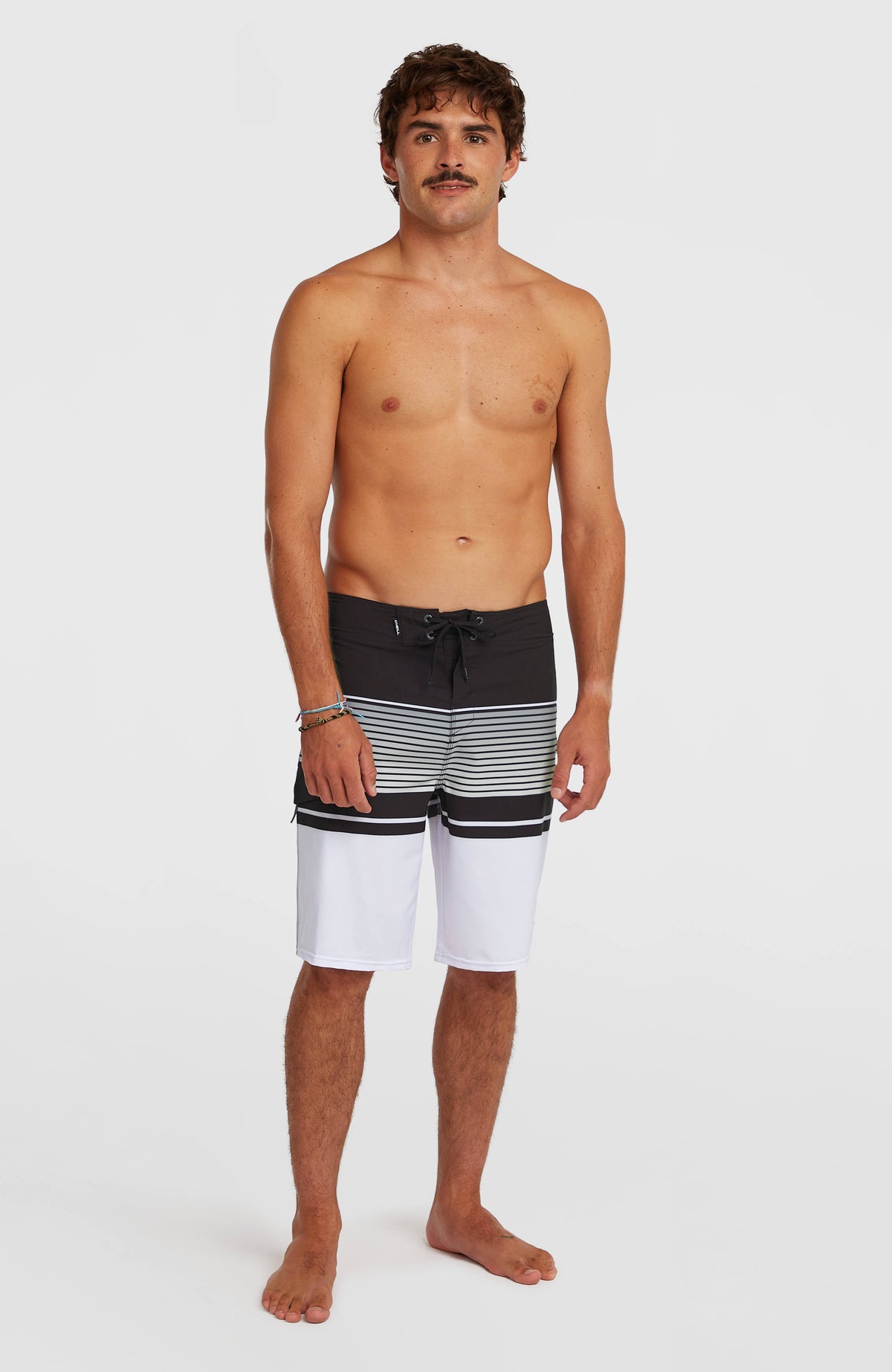 Boardshort Lennox Stripe 21 | White Lennox Stripe