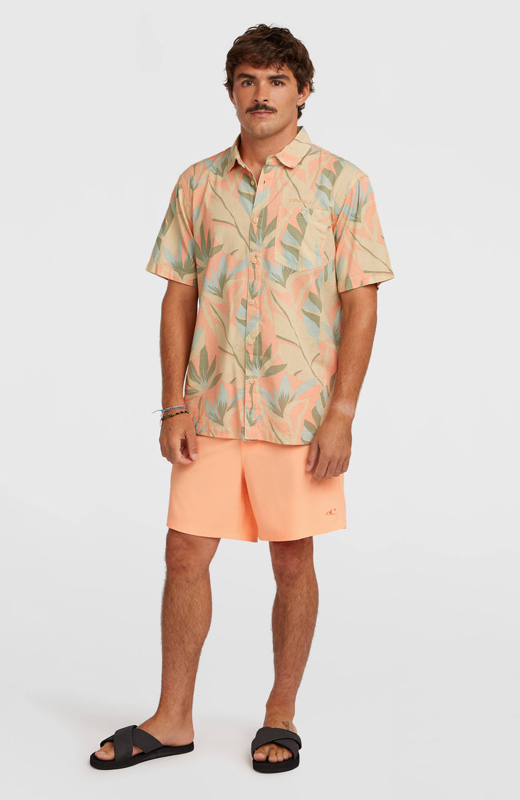 Short de bain Pocket Print 16'' | Funky Peach