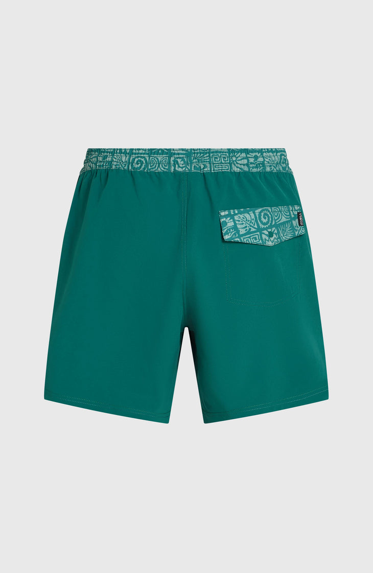 Short de bain Pocket Print 16'' | Botanical Heat