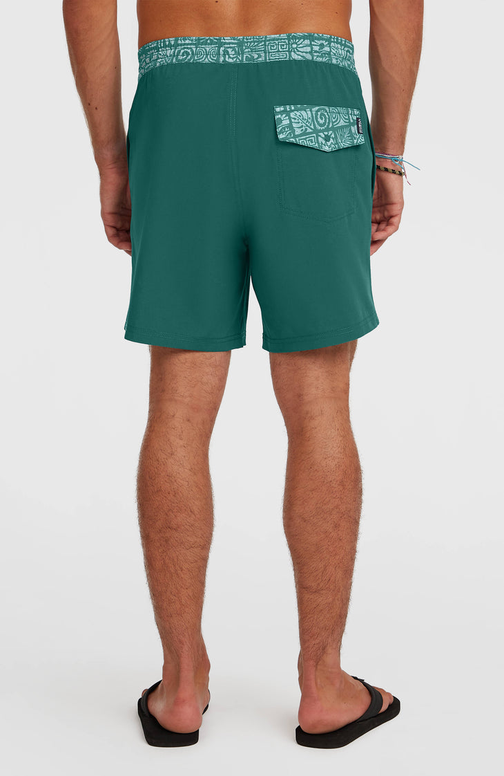 Short de bain Pocket Print 16'' | Botanical Heat