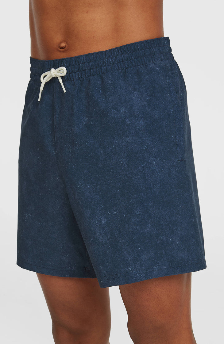 Short de bain O'Riginals Cali Ocean 16'' | Dark Blue Originals Acid Wash