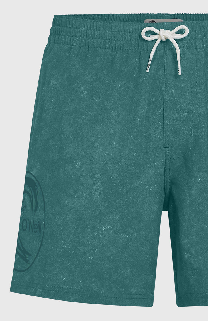 Short de bain O'Riginals Cali Ocean 16'' | Green Originals Acid Wash