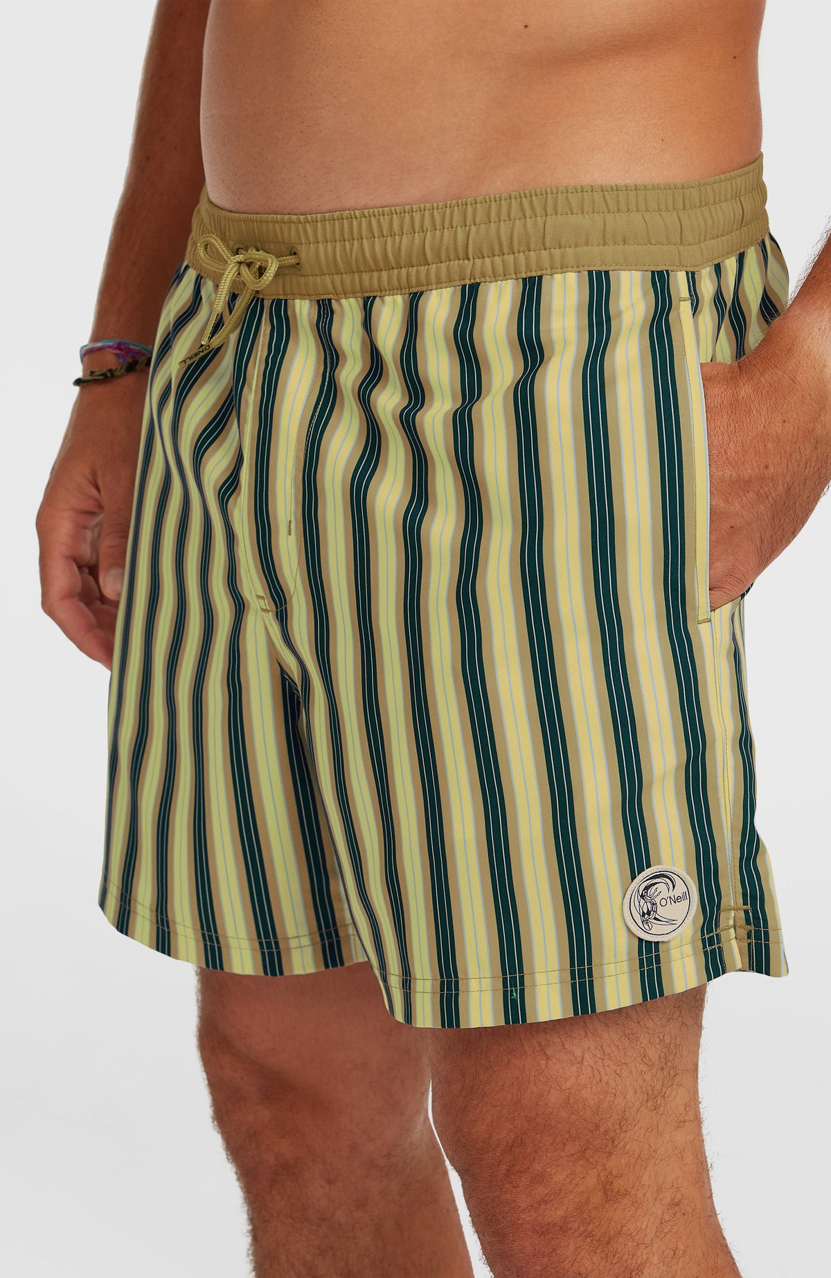 Shorts de bain O'Riginals Stripe 15 | Yellow Originals stripe