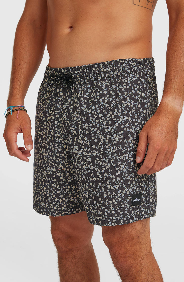 Short de bain O'Neill Print 16 | Black Dot Flower