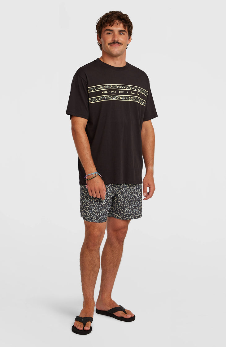 Short de bain O'Neill Print 16 | Black Dot Flower