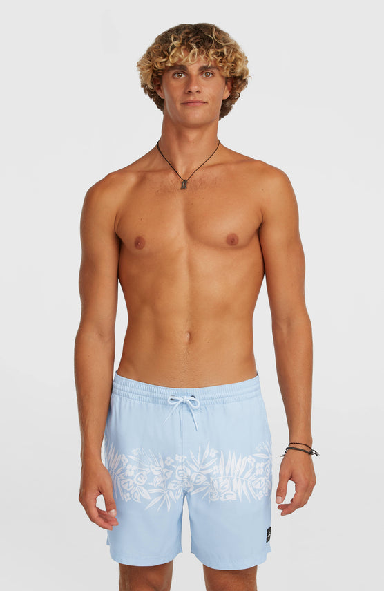 Short de bain O'Neill Uni Flower 16'' | Light Blue Tropical Stripe