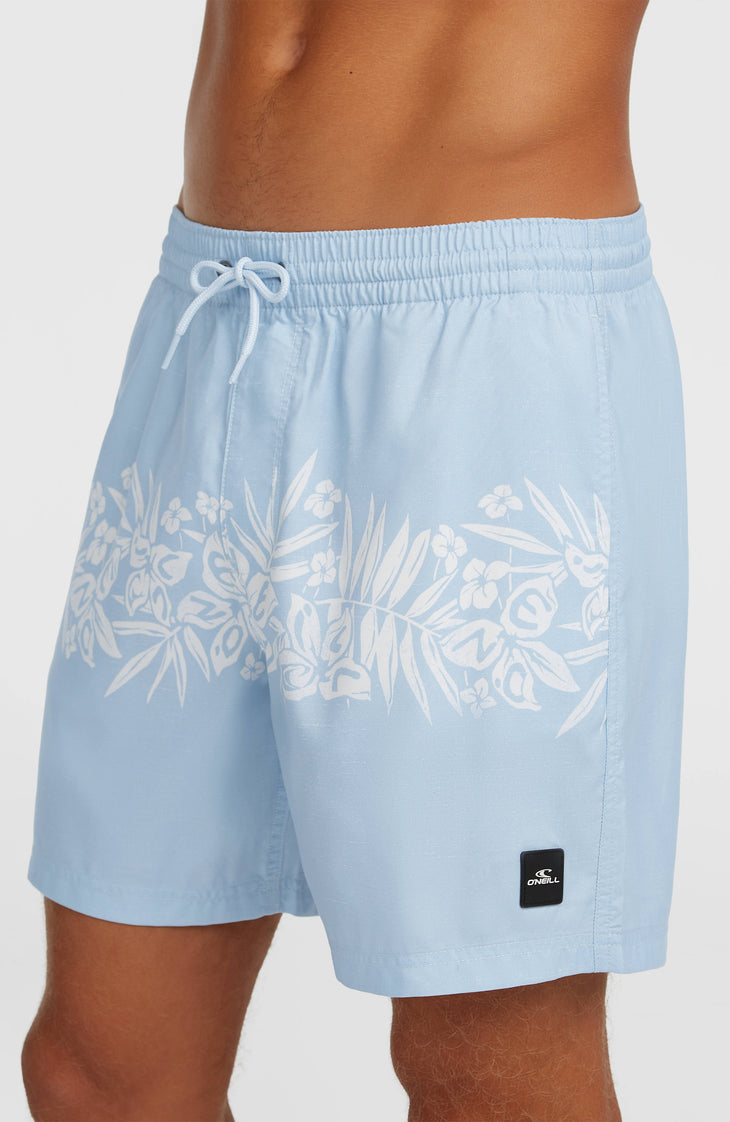 Short de bain O'Neill Uni Flower 16'' | Light Blue Tropical Stripe