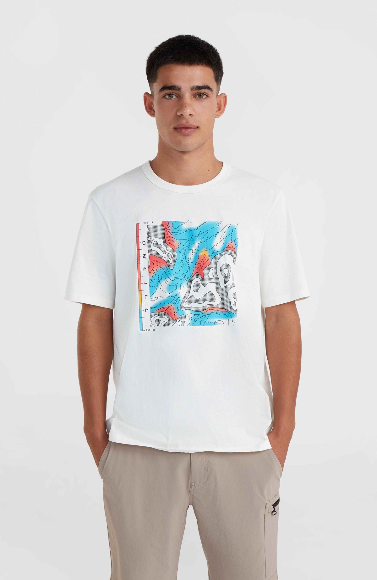 T-shirt O'Neill TRVLR Series Pacific Polygiene | Snow White