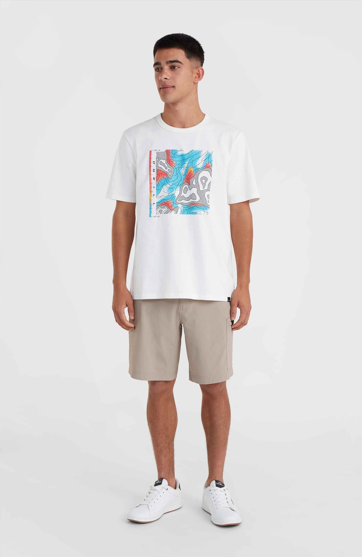T-shirt O'Neill TRVLR Series Pacific Polygiene | Snow White