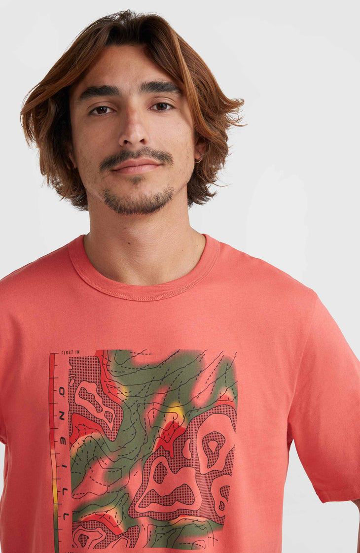 T-shirt O'Neill TRVLR Series Pacific Polygiene | Red Orcher