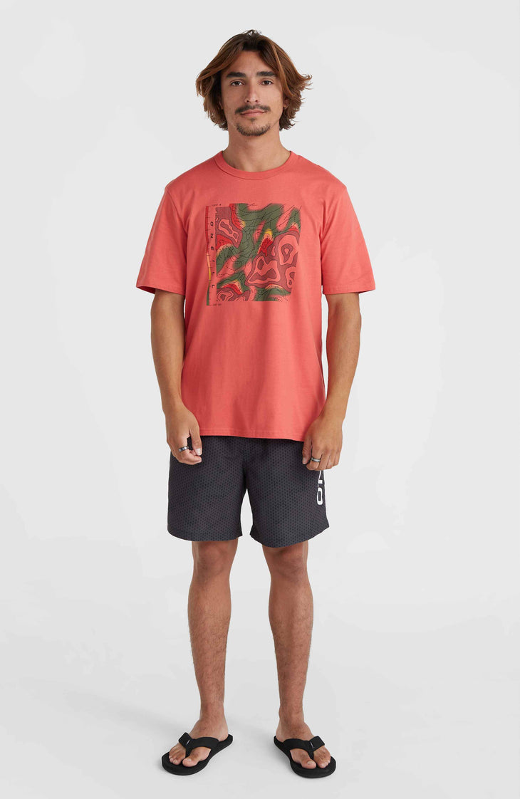 T-shirt O'Neill TRVLR Series Pacific Polygiene | Red Orcher
