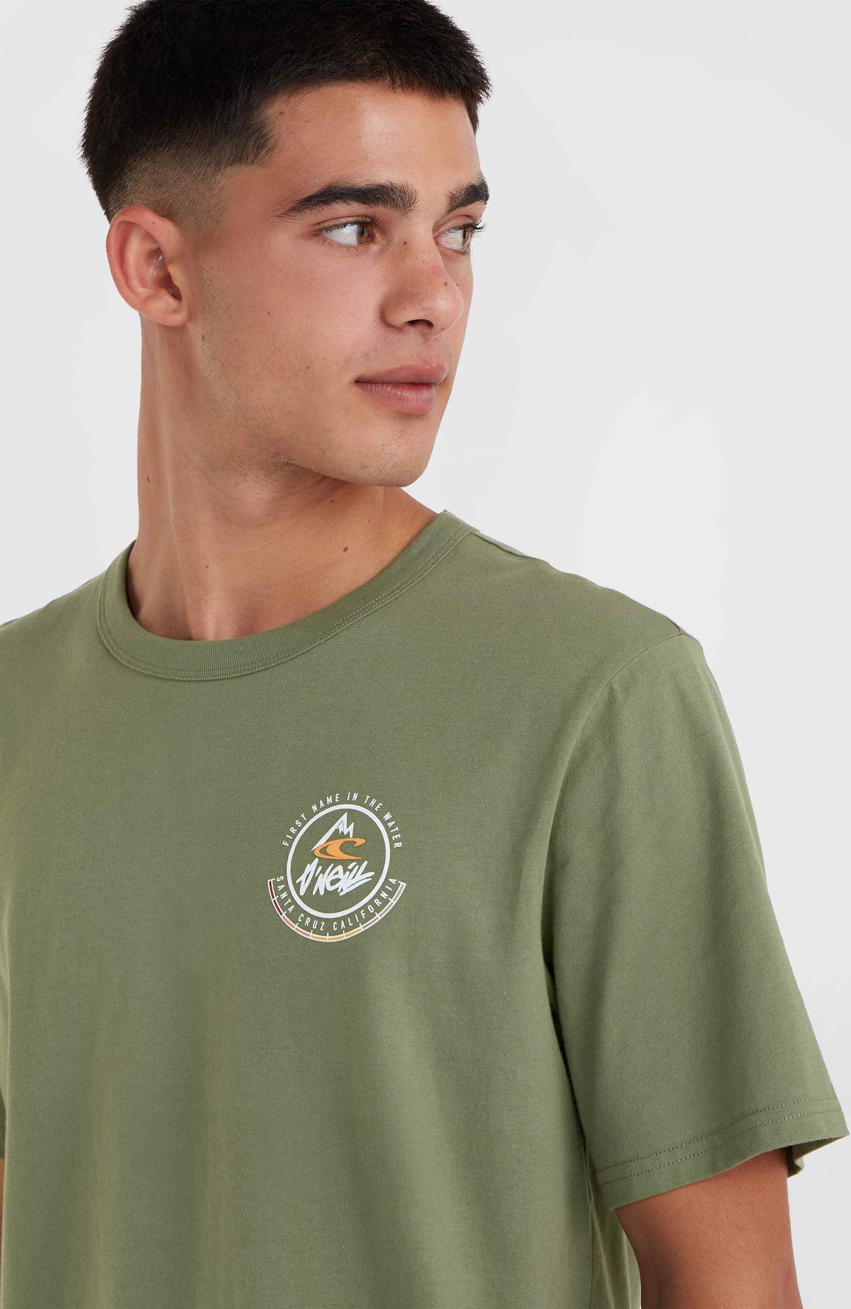 T-shirt O'Neill TRVLR Series Back Print Polygiene | Deep Lichen Green