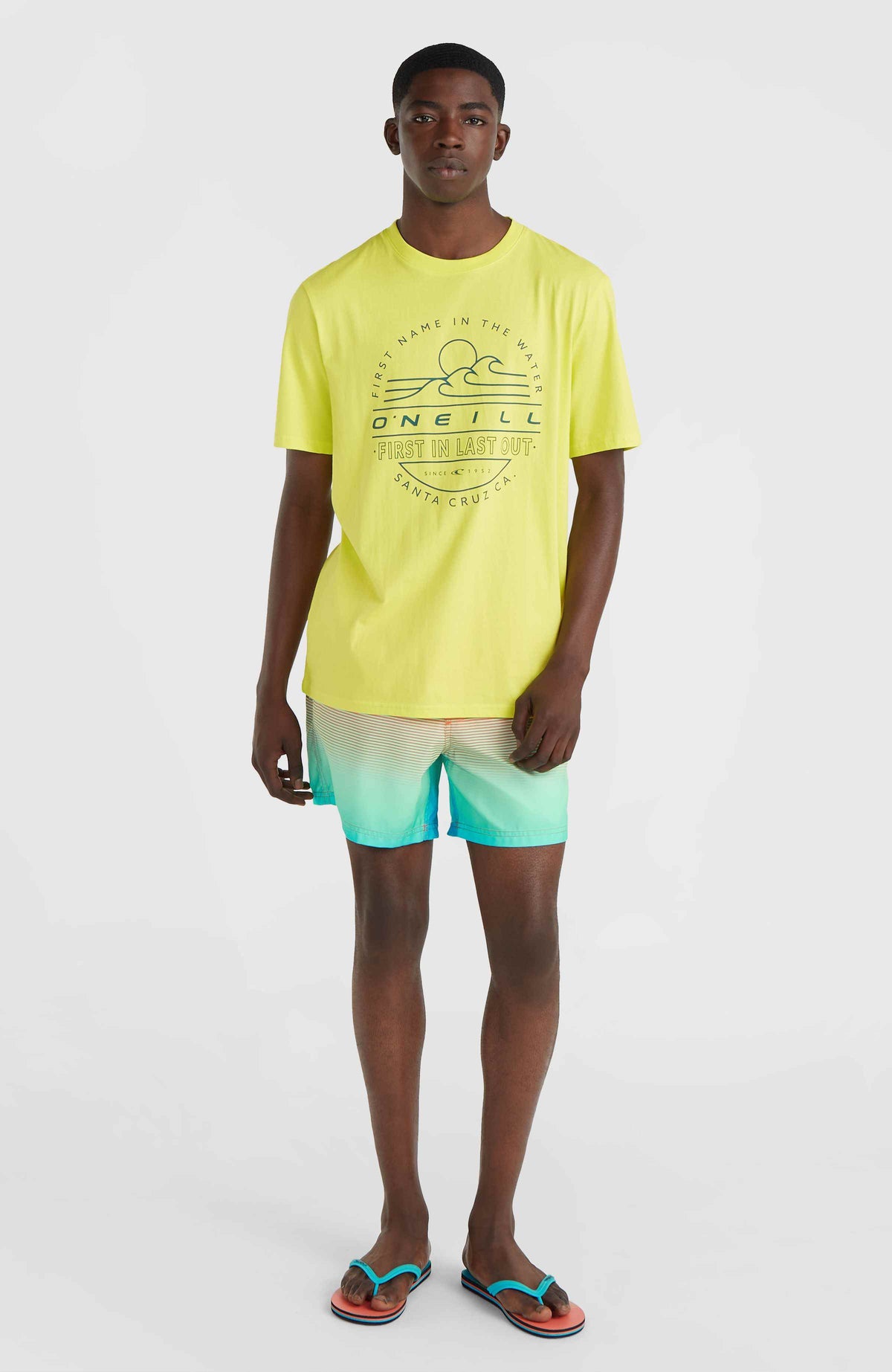 T-shirt Jack O'Neill Muir | Neon Yellow