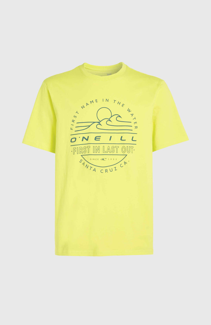 T-shirt Jack O'Neill Muir | Neon Yellow