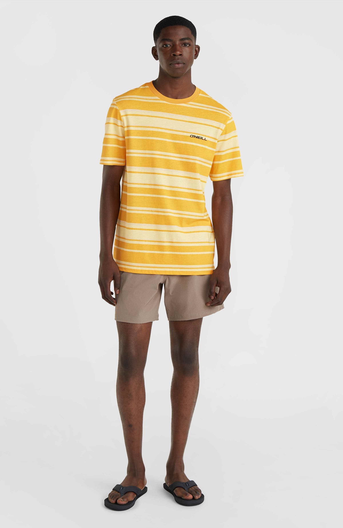 T-shirt à rayures Mix and Match | Yellow Bold Stripes