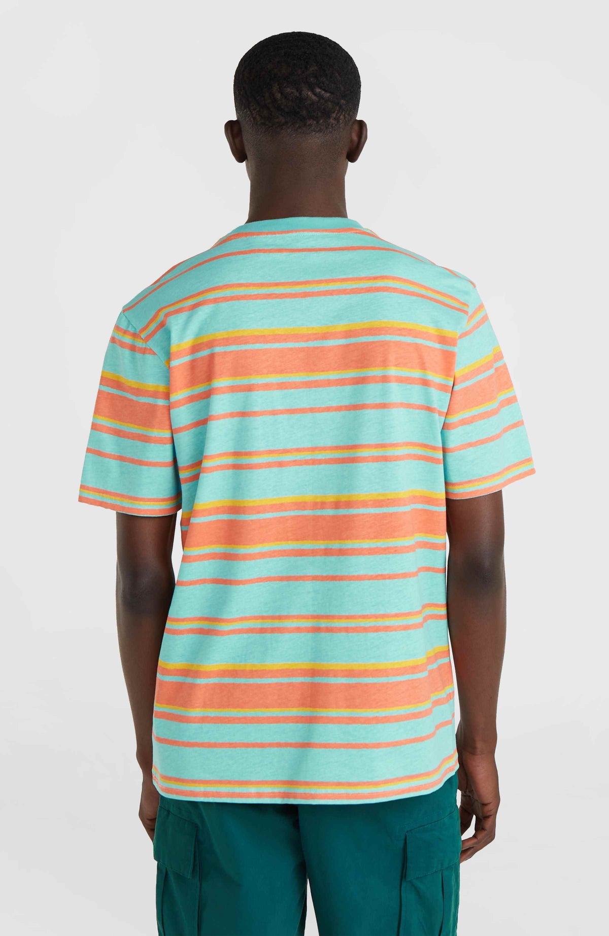 T-shirt à rayures Mix and Match | Blue Neon Bold Stripes