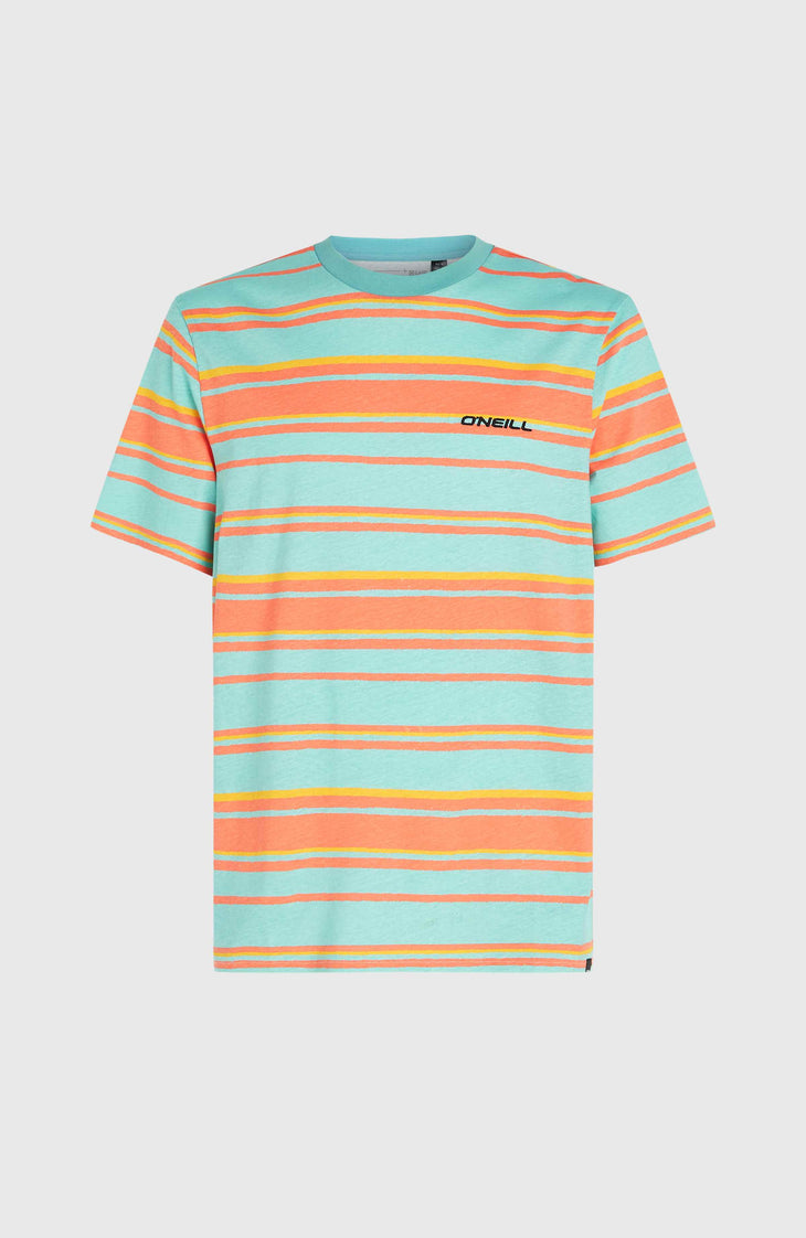 T-shirt à rayures Mix and Match | Blue Neon Bold Stripes